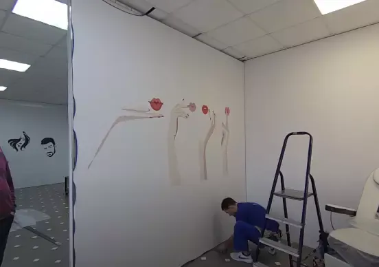 Натяжные стены — Мытищи, улица Щербакова, 16, фото 3